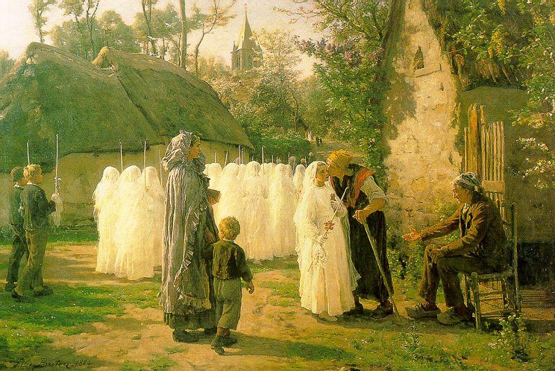 The Communicants, Jules Breton